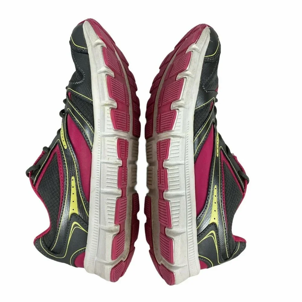 Ryka Womens Resolute SMT Memory Foam‎ Running Shoes Sneakers Grey Pink Sz 8.5 M